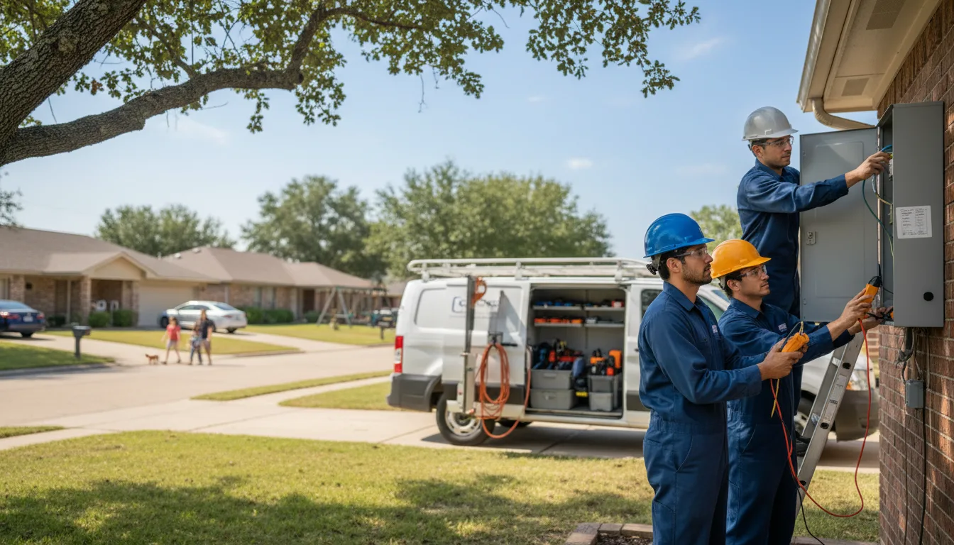 Certified electrician providing emergency electrical services in West Ridge, AR